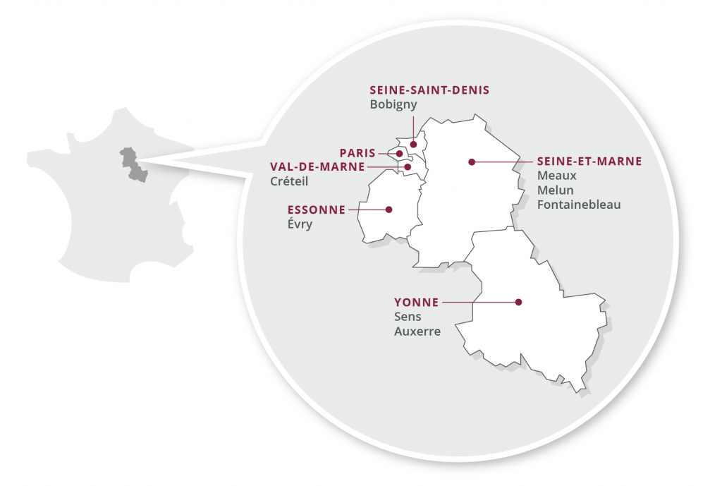Huissiers Commissaires du gâtinais - compétence territoriale